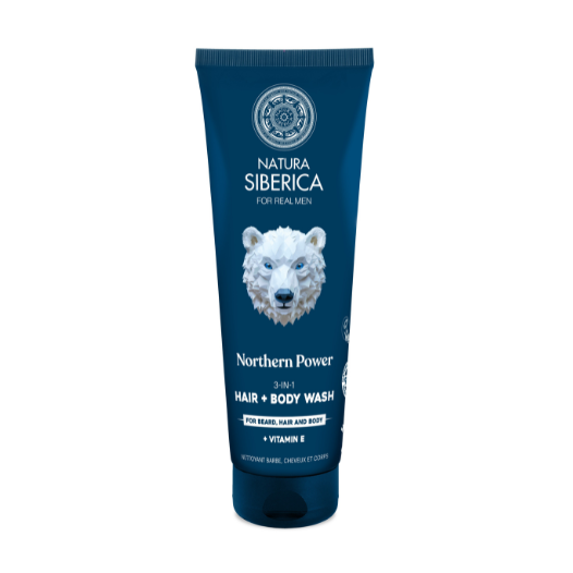 Gel 3 en 1 para cabello cuerpo y cara para hombre